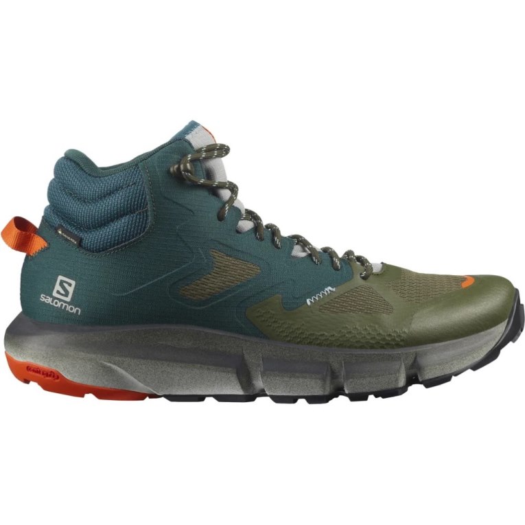 Botas Caminhada Salomon Predict Hike Mid GTX Masculino Verdes Verde Oliva | PT B97246